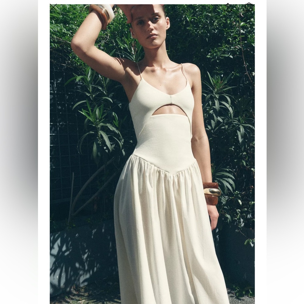Zara Cream Dress - NWT